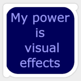 Visual Effects Power Sticker